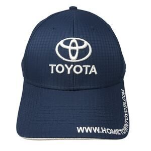 Toyota Hometown Strapback Baseball Cap Blue One Size Adjustable Atlanta Cap